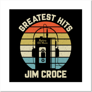 Greatest Hits Jim Retro Walkman Croce Vintage Art Posters and Art